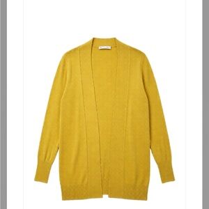 Merona Yellow Women's Cardigan Sweater Size Medium